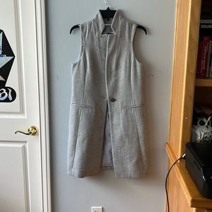 Light gray vest